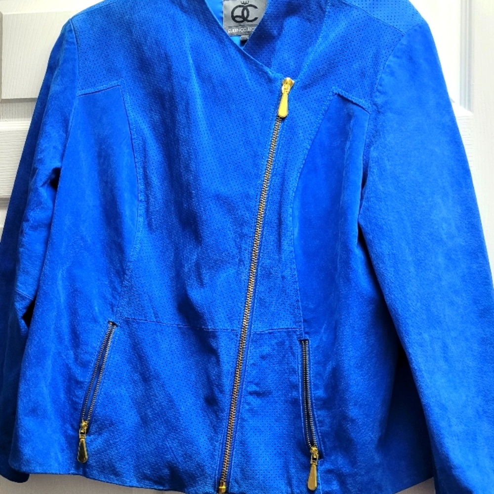 Queen Collection Suede Jacket EUC